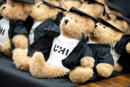 UHI graduation bear